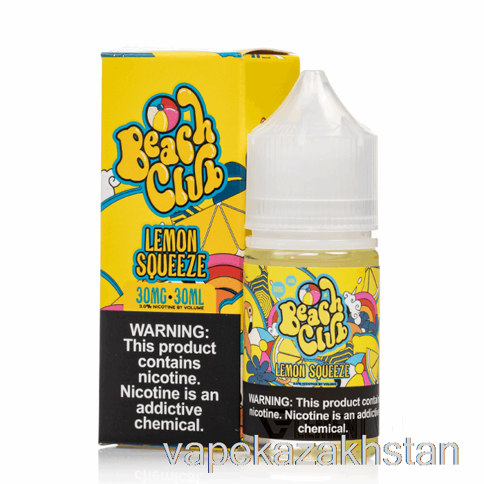 Vape Disposable Lemon Squeeze - Beach Club Salts - 30mL 30mg